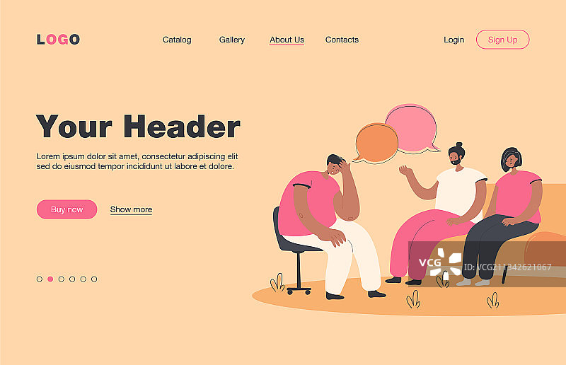 与心理咨询师咨询的沮丧人群图片素材