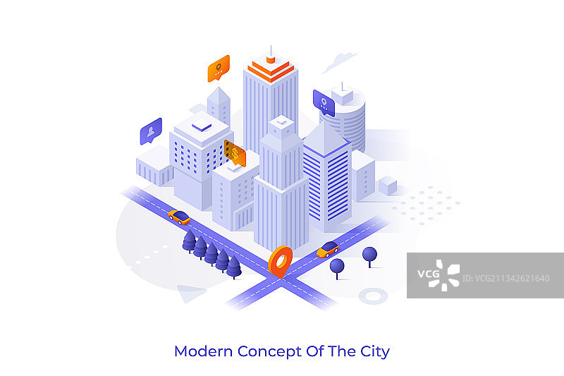 2.5D风格网站设计图片素材