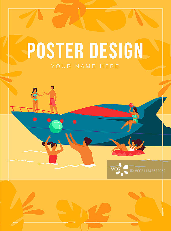 游艇度假概念图片素材