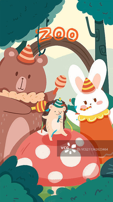 动物园派对图片素材