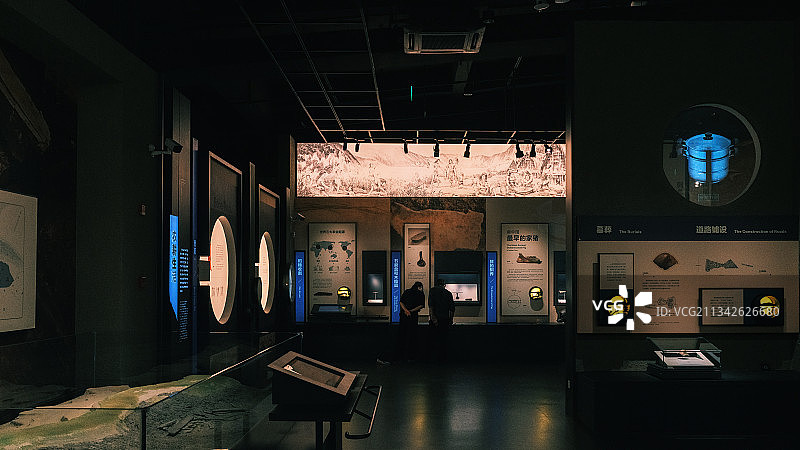 杭州·萧山湘湖景区跨湖桥遗址博物馆图片素材