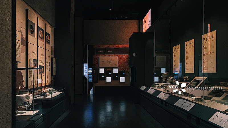 杭州·萧山湘湖景区跨湖桥遗址博物馆图片素材