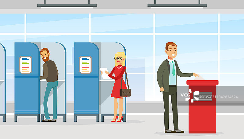 投票和选举活动选民投票图片素材