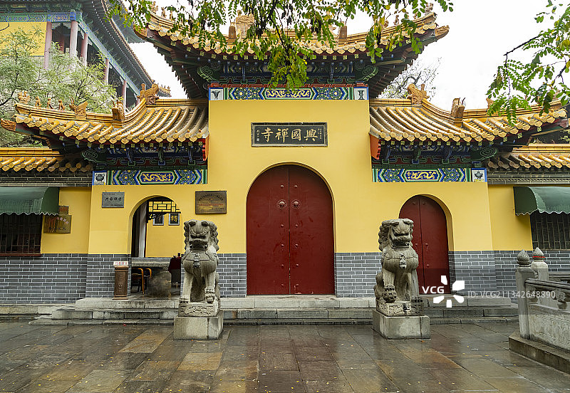 山东省济南市千佛山兴国禅寺图片素材