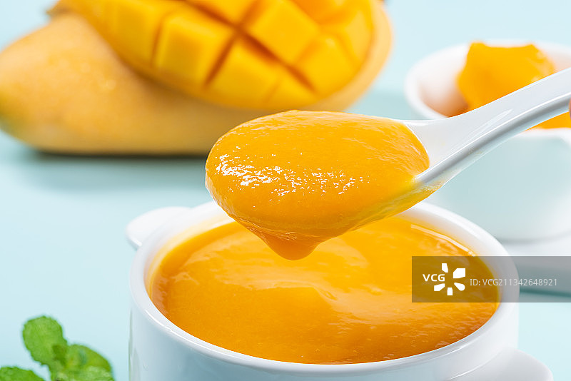 新鲜芒果原浆图片素材