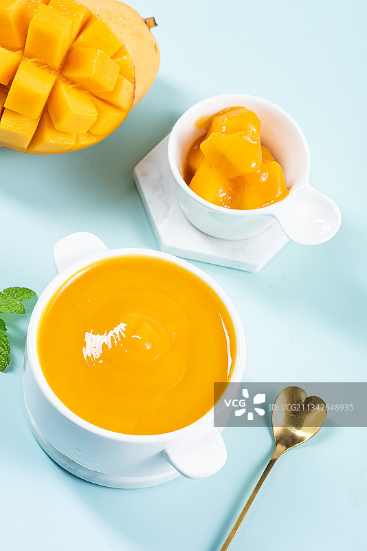 新鲜芒果原浆图片素材