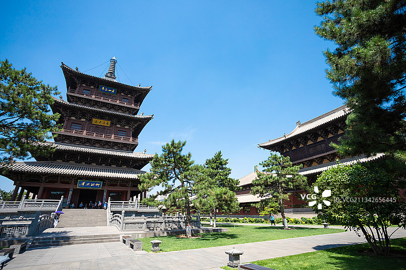 大同华严寺图片素材