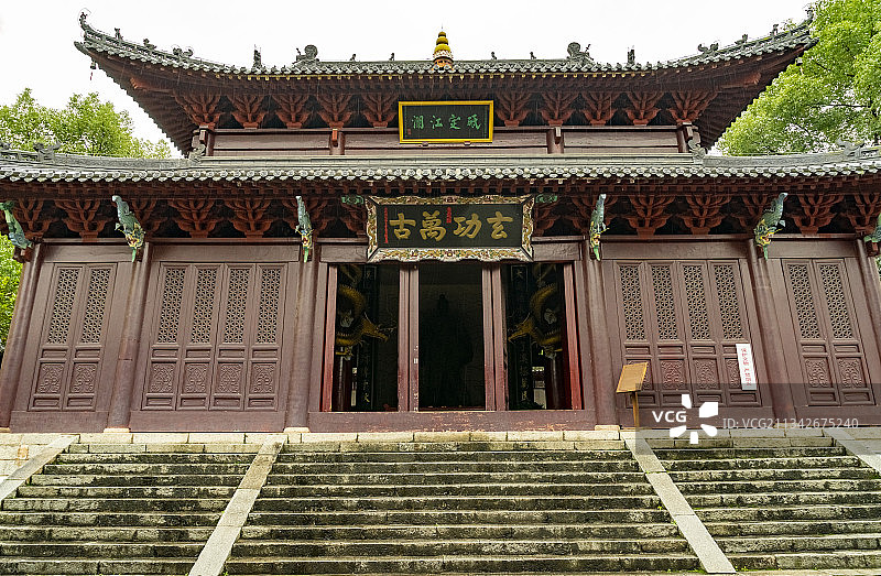 中国湖北省宜昌市秭归县老黄陵庙图片素材