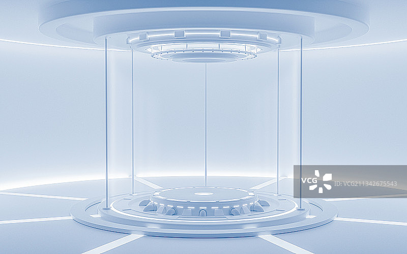 3D科技展台创意图图片素材