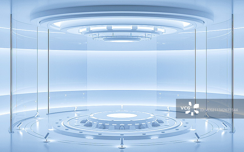 3D科技展台创意图图片素材