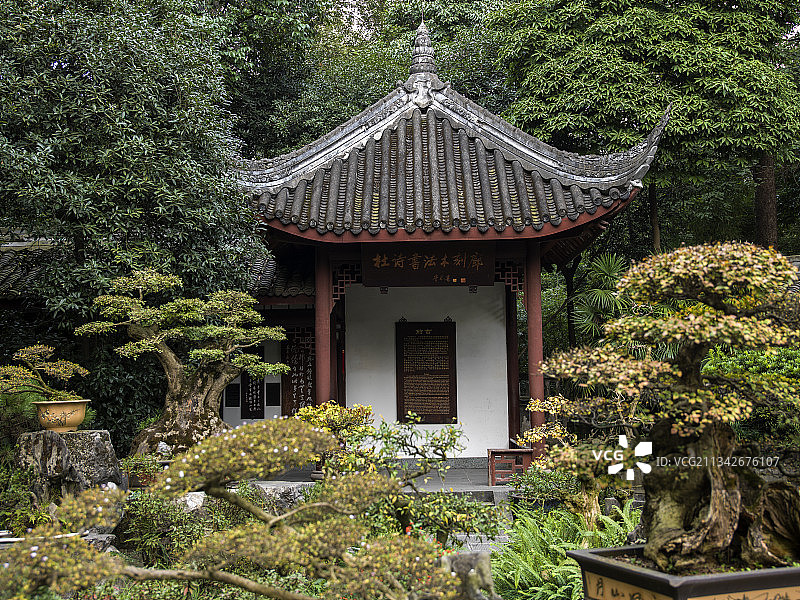 中国四川省成都市杜甫草堂图片素材