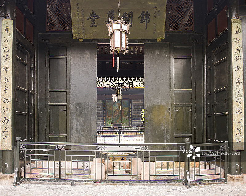 中国四川省成都市大邑县安仁镇刘图片素材