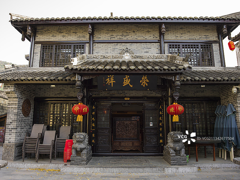 中国四川省广元市昭化古城图片素材