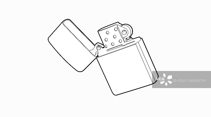 黑白打火机图片素材