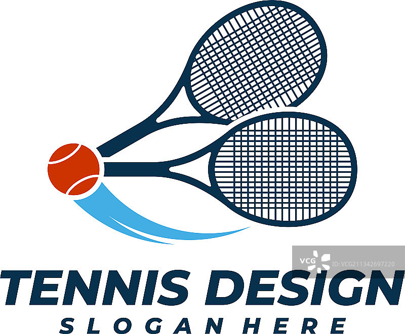 创意网球Logo模板设计图片素材