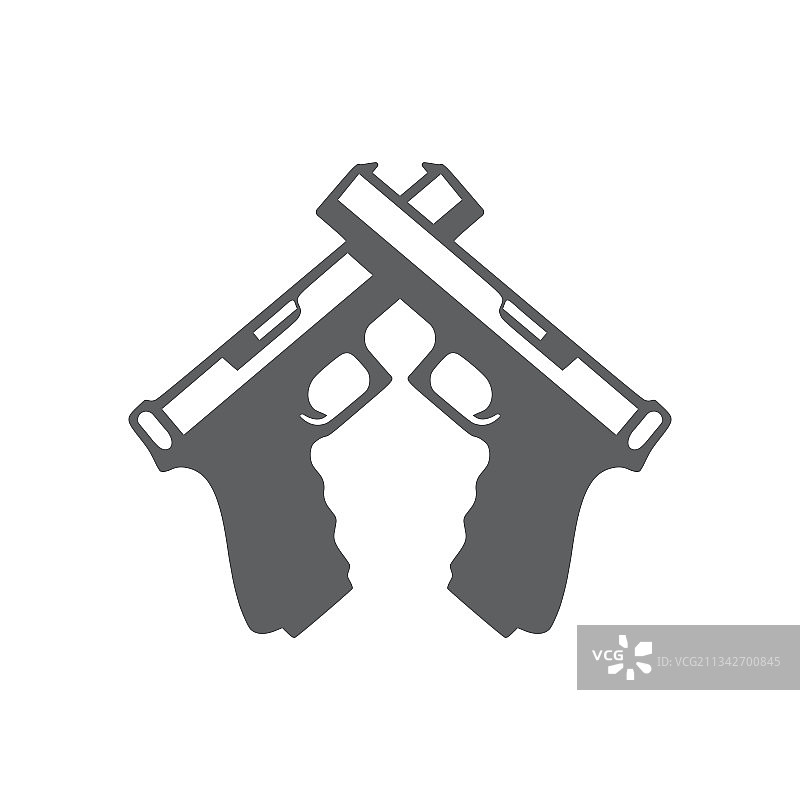 枪械武器军事装备Logo模板图片素材