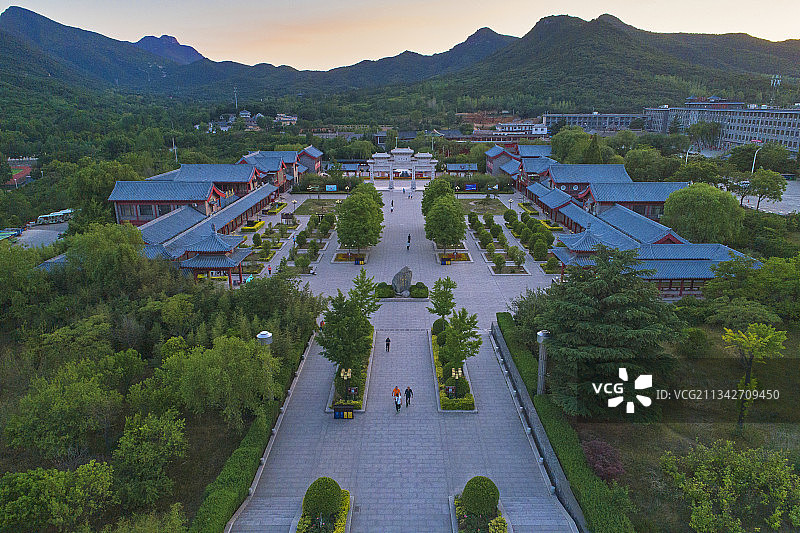 “天下第一名刹”、“世界文化遗产”河南郑州市登封市少林寺图片素材