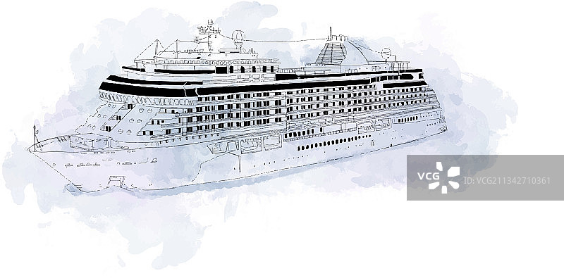 浪漫豪华游轮图像图片素材