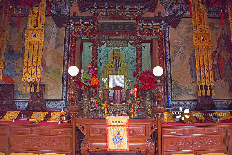 “奇险天下第一山”陕西“西岳”华山图片素材