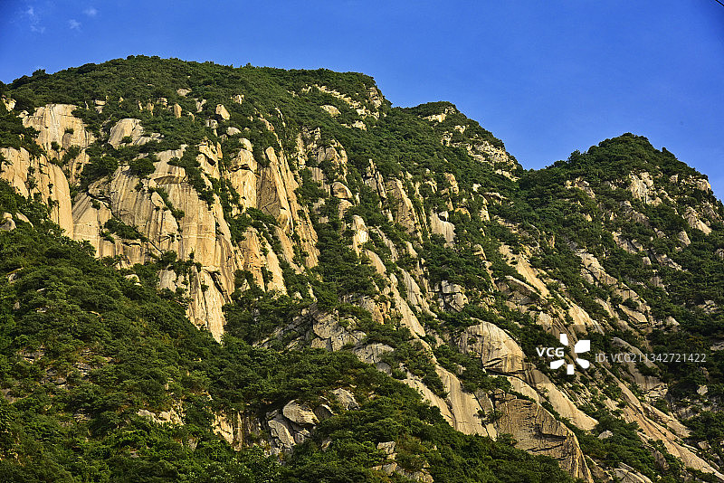 “奇险天下第一山”陕西“西岳”华山图片素材