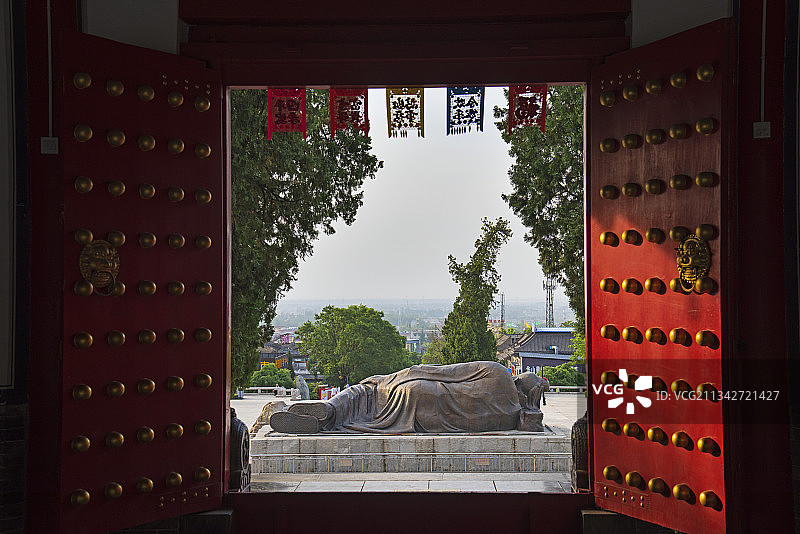 “奇险天下第一山”陕西“西岳”华山图片素材