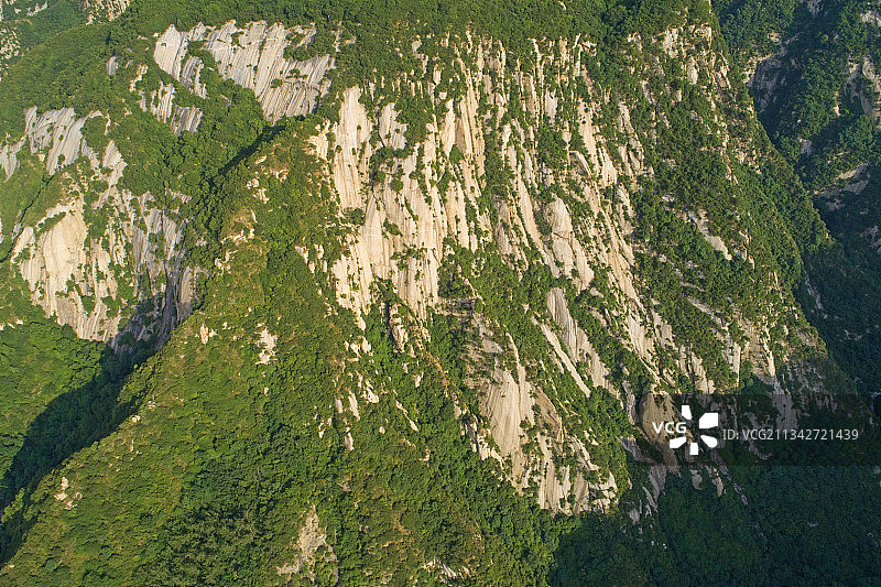 “奇险天下第一山”陕西“西岳”华山图片素材