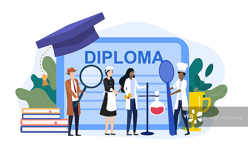 职业教育证书图片素材