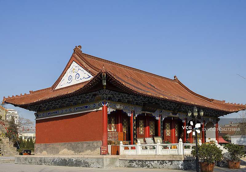 中国河南省周口市鹿邑县老子故里图片素材