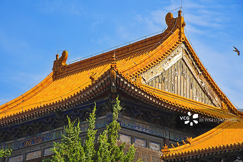 “五岳第一庙”、“陕西小故宫”陕西渭南淮阴市华山西岳庙图片素材