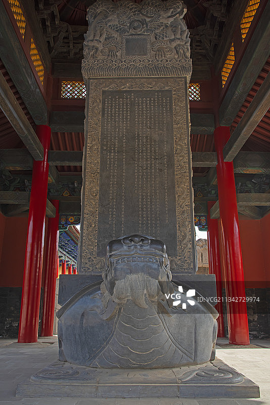 “五岳第一庙”、“陕西小故宫”陕西渭南淮阴市华山西岳庙图片素材