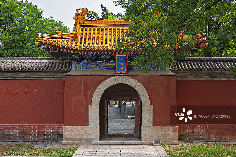 “五岳第一庙”、“陕西小故宫”陕西渭南淮阴市华山西岳庙图片素材