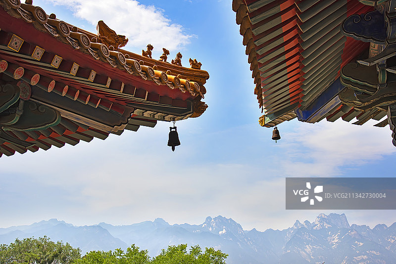 “五岳第一庙”、“陕西小故宫”陕西渭南淮阴市华山西岳庙图片素材