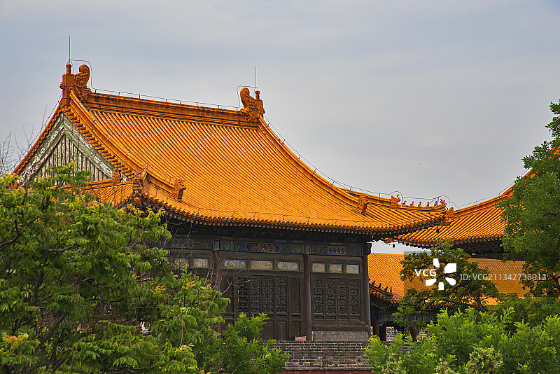 “五岳第一庙”、“陕西小故宫”陕西渭南淮阴市华山西岳庙图片素材