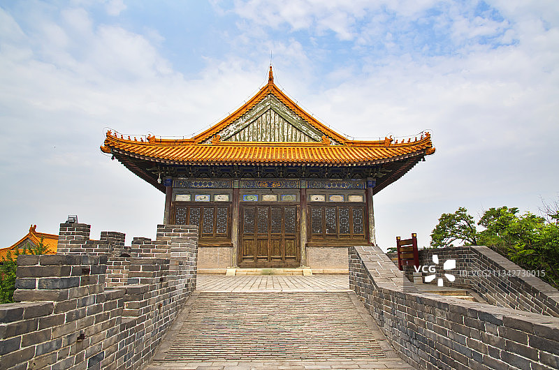 “五岳第一庙”、“陕西小故宫”陕西渭南淮阴市华山西岳庙图片素材