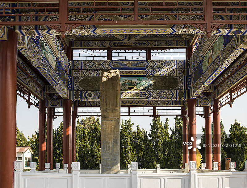 中国河南省周口市鹿邑县老子故里图片素材