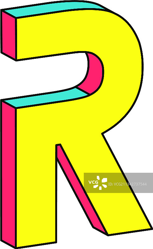 大写字母R图片素材