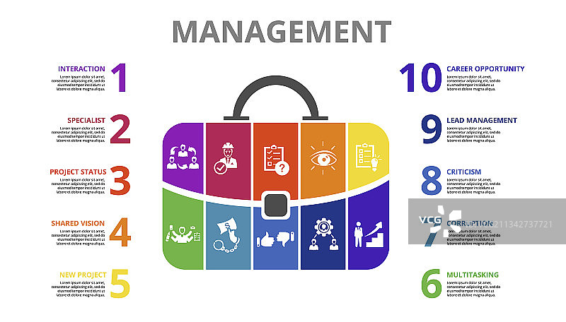 管理信息图表模板图标图片素材
