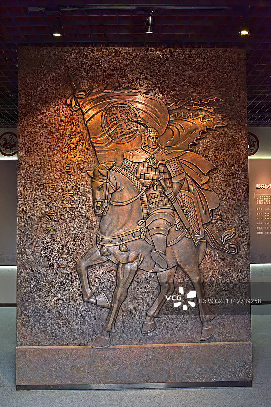 “中国的金字塔”汉朝最大皇陵陕西汉武帝茂陵图片素材