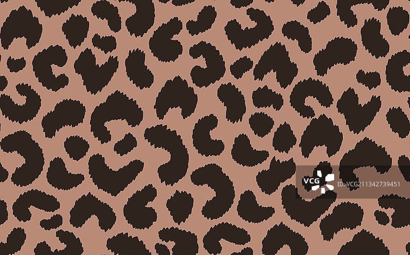 抽象现代豹纹动物无缝隙图片素材