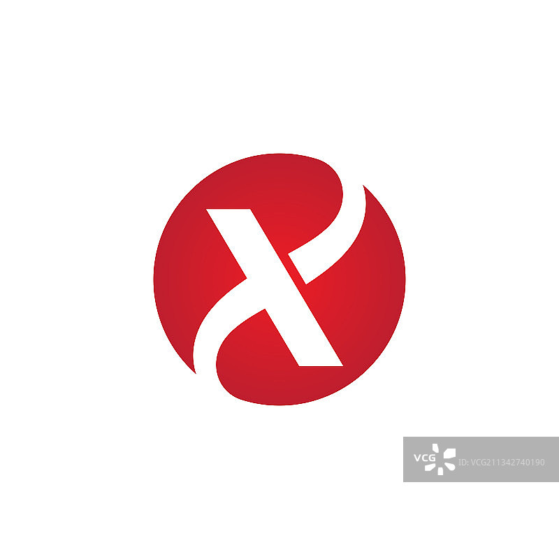 X字母标识模板图标图片素材