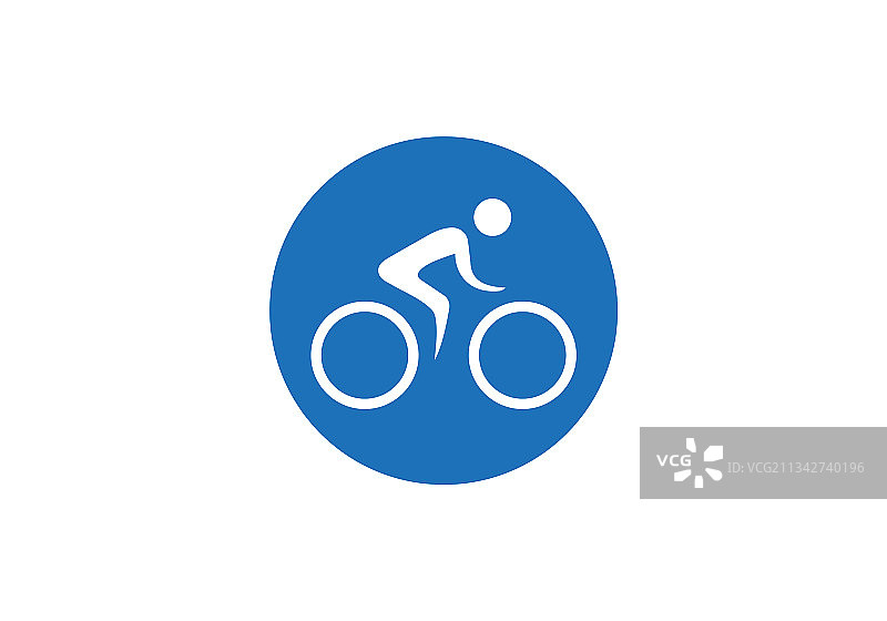 骑自行车的人图标图片素材