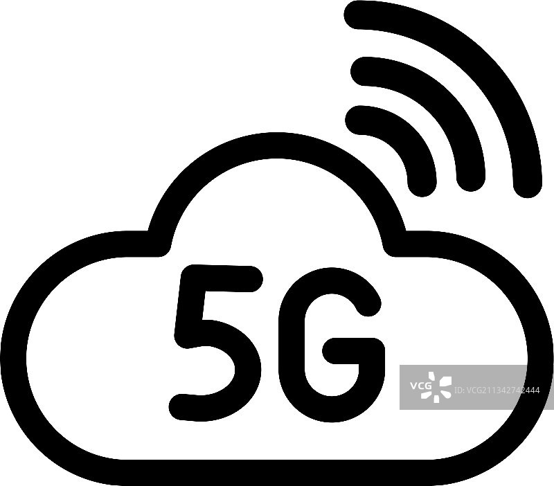 5G线性图标图片素材