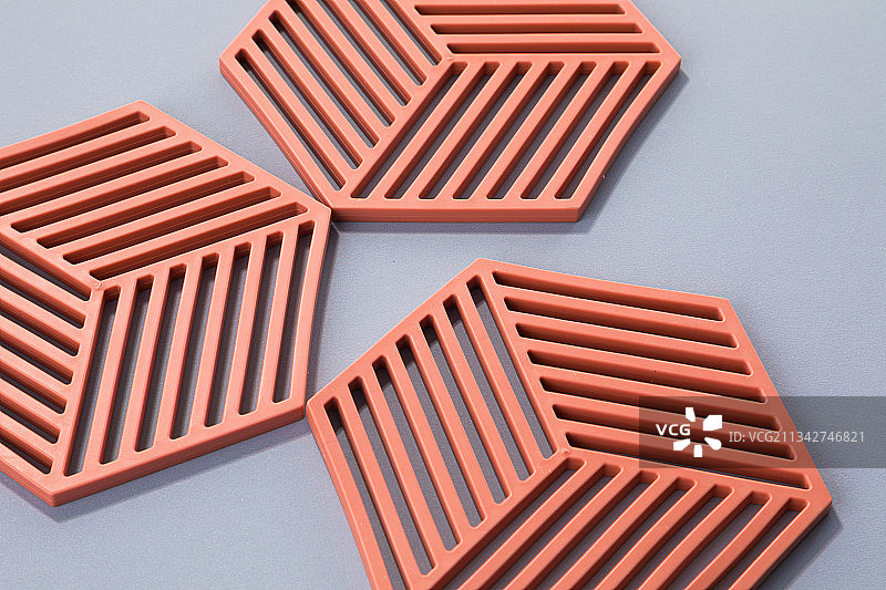 彩色硅胶隔热垫图片素材