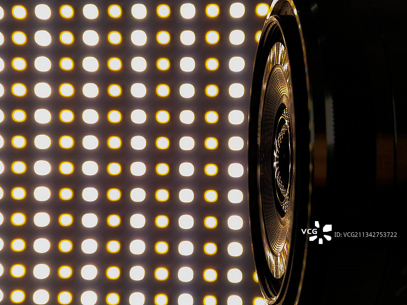 发光照明设备特写图片素材