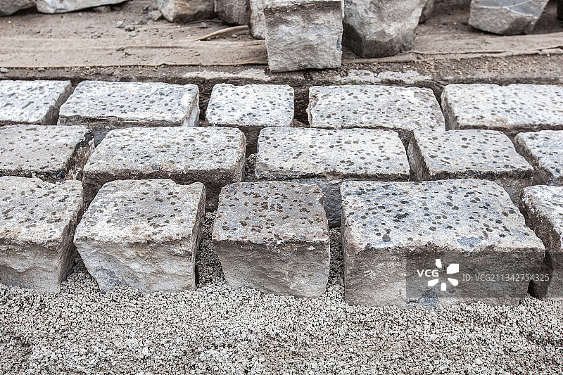 石墙全景拍摄图片素材