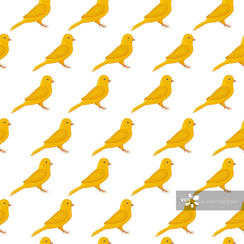 黄色金丝雀夏季无缝图案图片素材