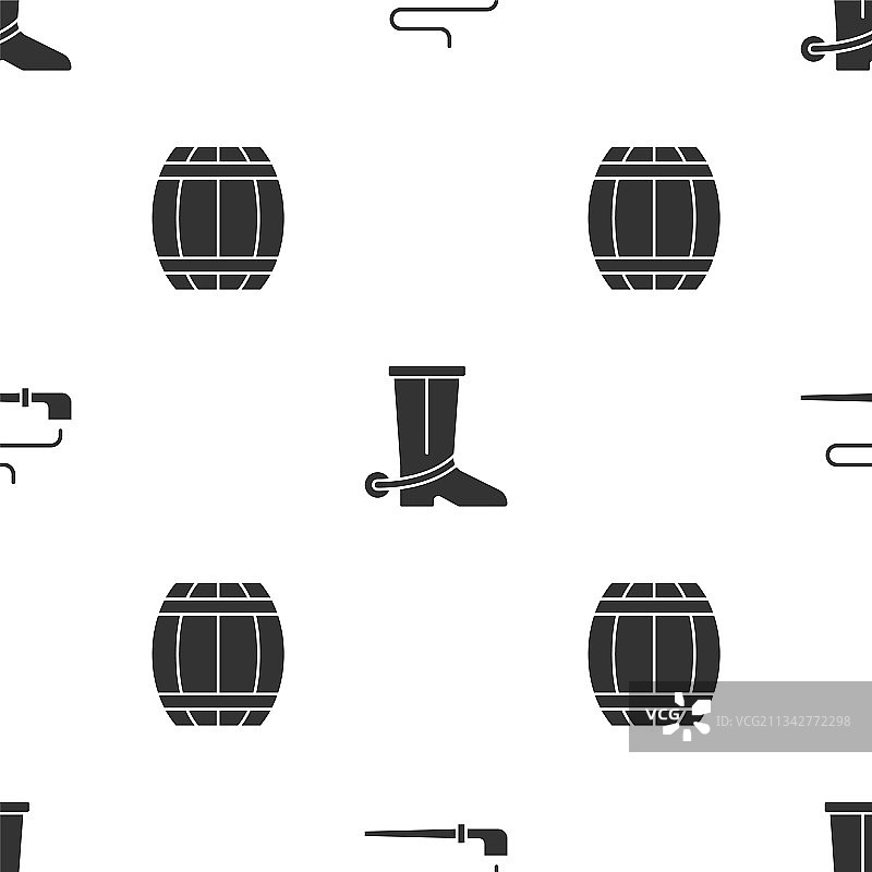 烟斗、牛仔靴和火药图片素材