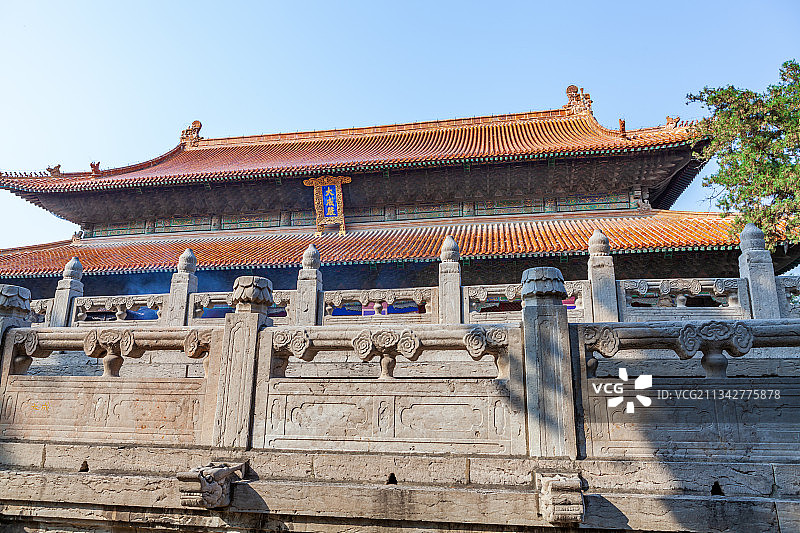 山东曲阜孔庙大成殿图片素材