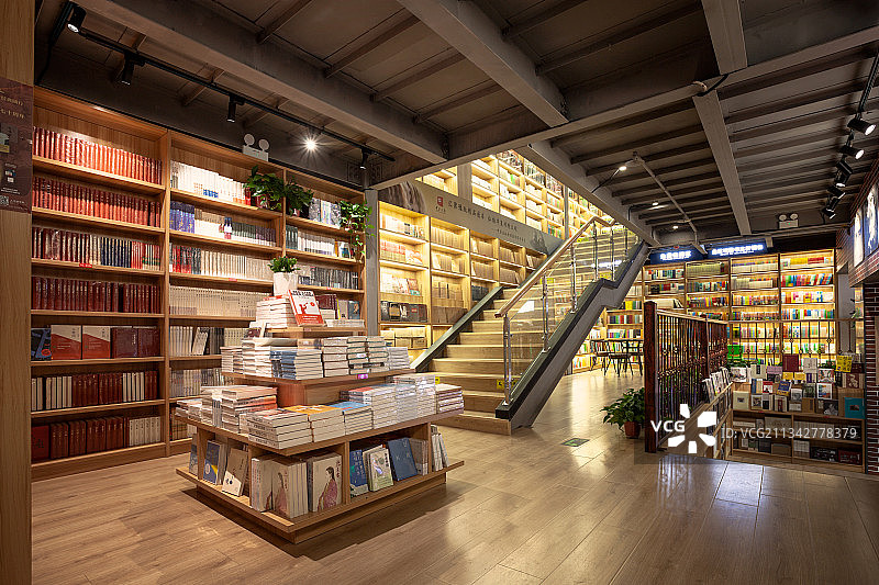 书店室内设计图片素材