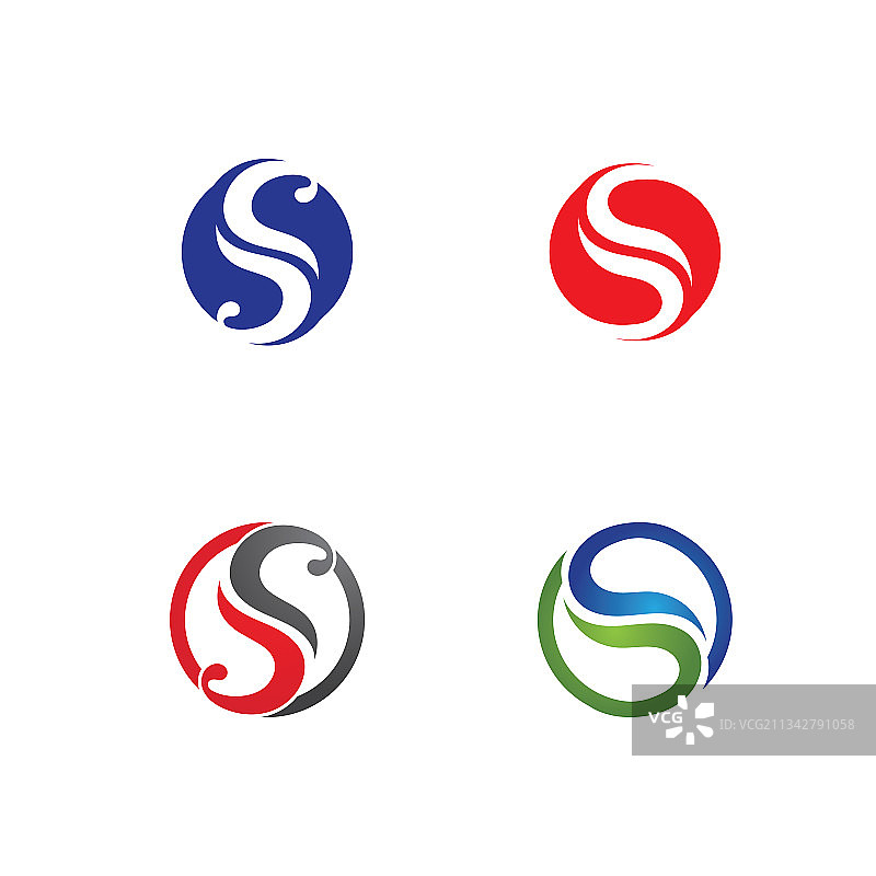 S Logo商务公司设计图片素材